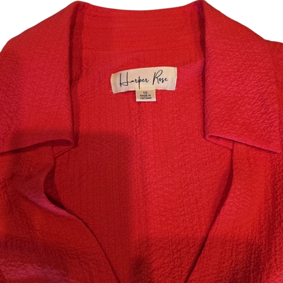 Harper Rose Textured Red Dress - Picture 4 of 9